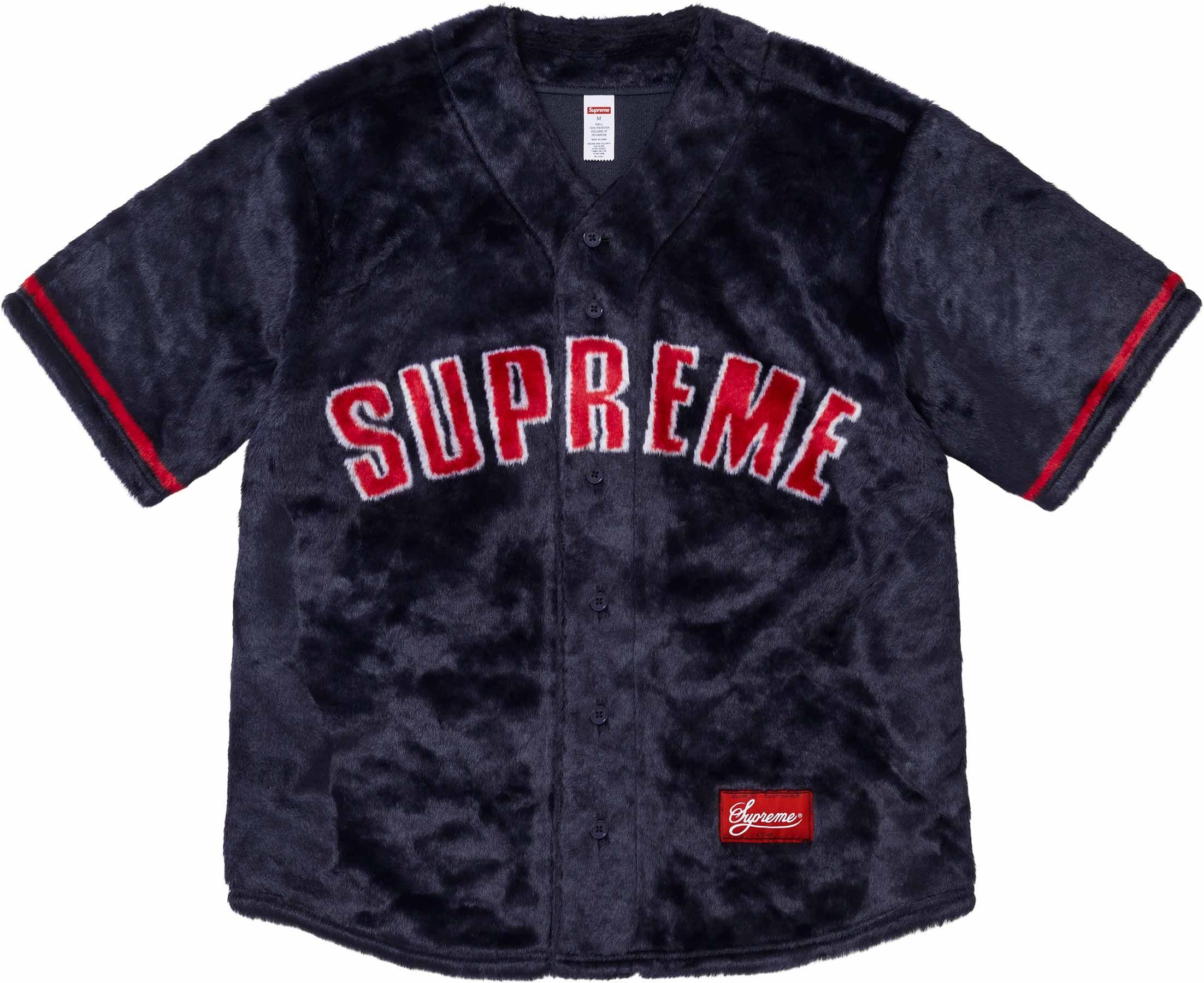 Faux Fur Baseball Jersey view 2